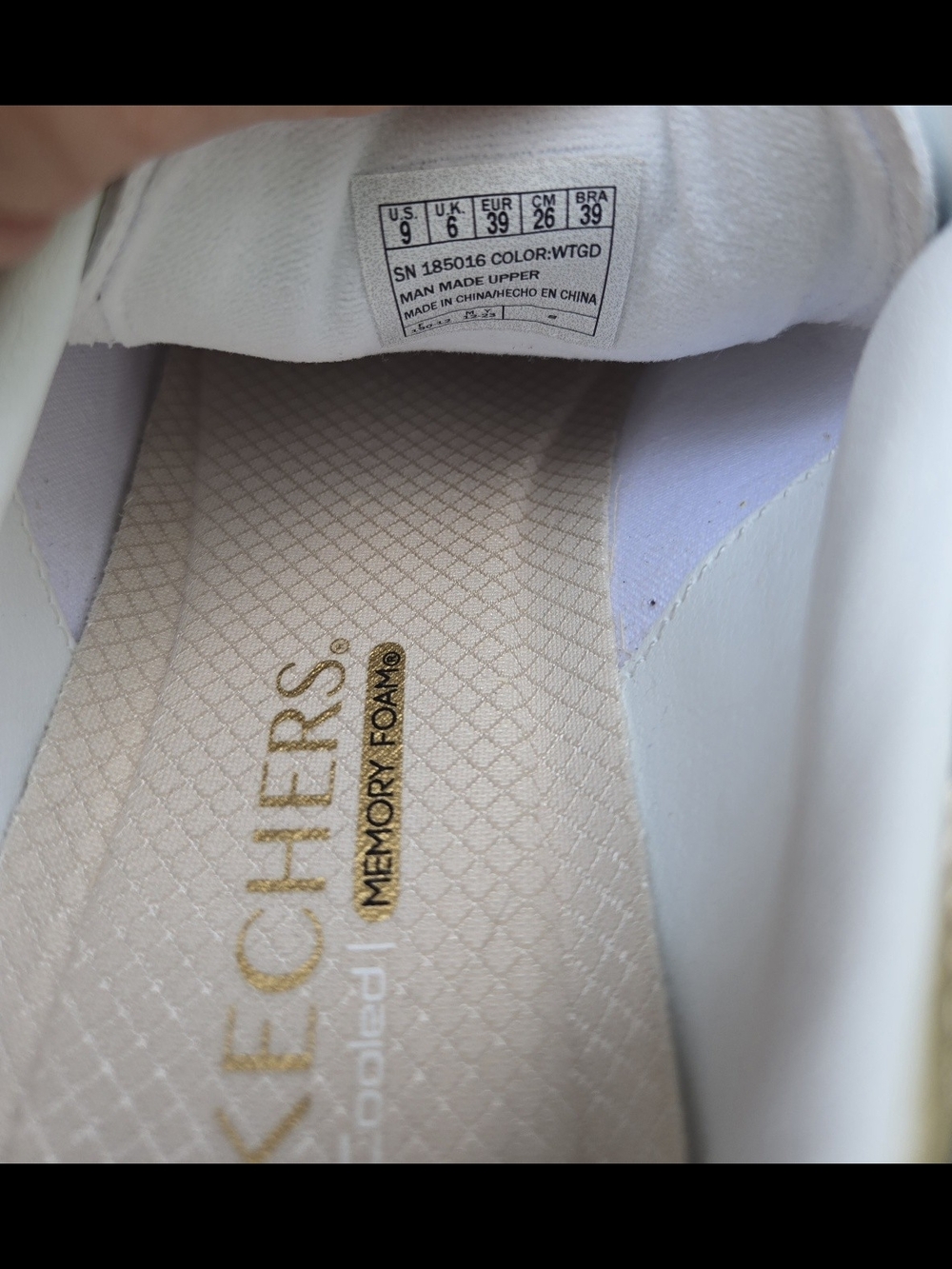 NWT Skechers Eden LX Beaming Glory White Gold Court Sneakers - Women's 9 No Box - Picture 6 of 6